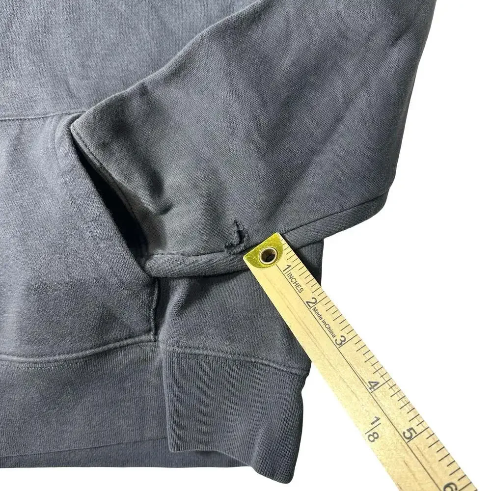 GAP Kids Classic Logo Pullover Hoodie Gray Sweatshirt Size M